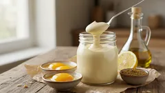 Domowy majonez, który zawsze wychodzi idealny: Sekret, o którym szefowie kuchni nie mówią